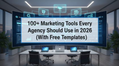 Essential marketing tools and systems agencies use to scale in 2026